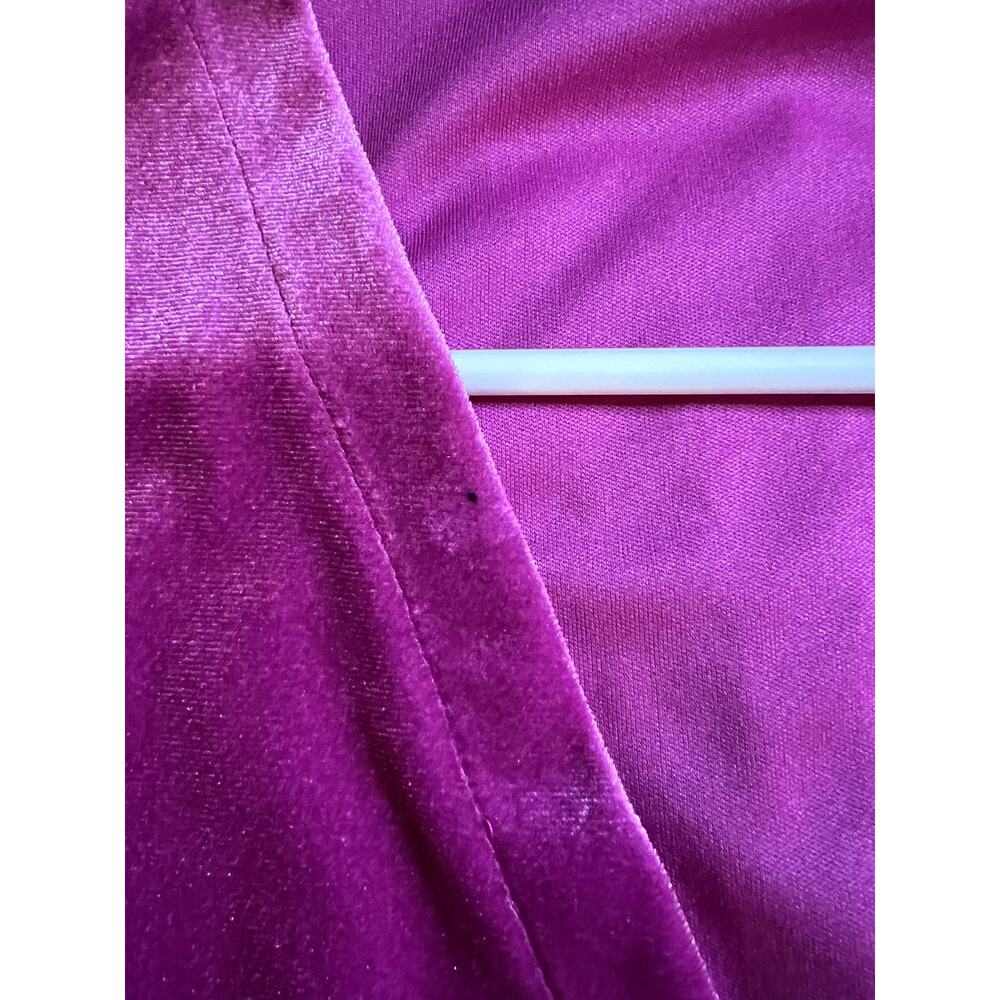 Atlein x RTR Pink Velvet Ruched Dress - Size Small - Picture 10 of 10